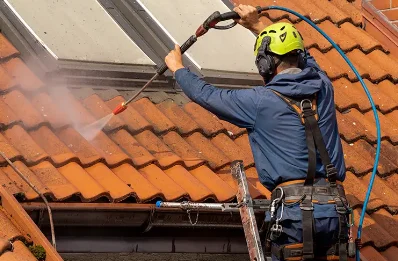 Démoussage et hydrofuge de toiture à Troisvaux